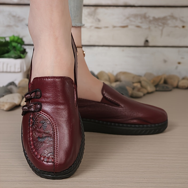 Geraldine | Vadderade Slip-On Loafers