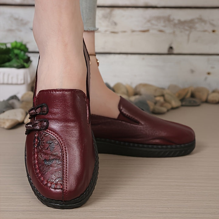 Geraldine | Vadderade Slip-On Loafers