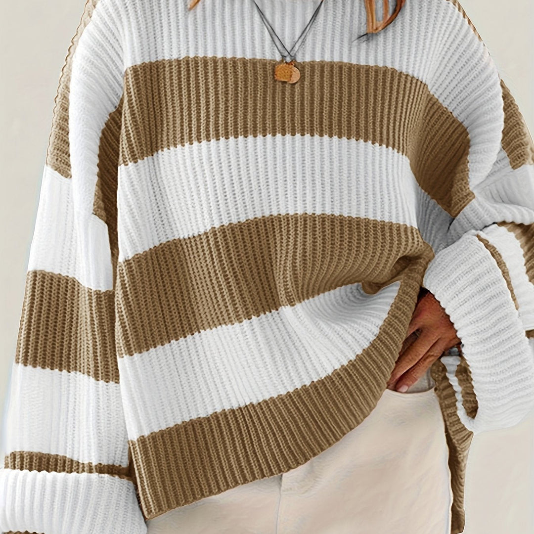 Ivy | Avslappnad Färgblock Sweater