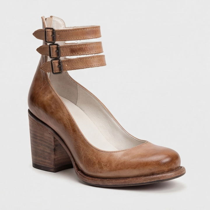 Sommar | Elegant Retro Ankelremmar Klackar