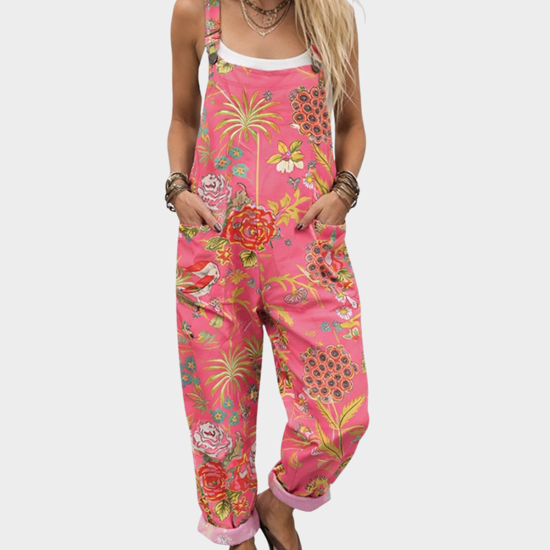 Janet | Konstnärlig Design Bekväm Jumpsuit