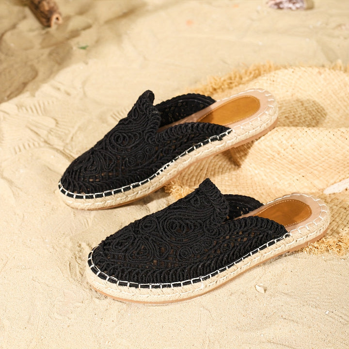 Bonnie | Vävd Slip-On Mules