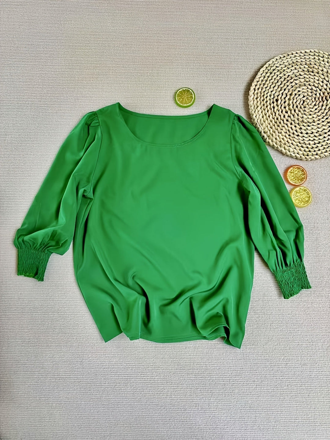 Ellen | Blus med Puffärmar