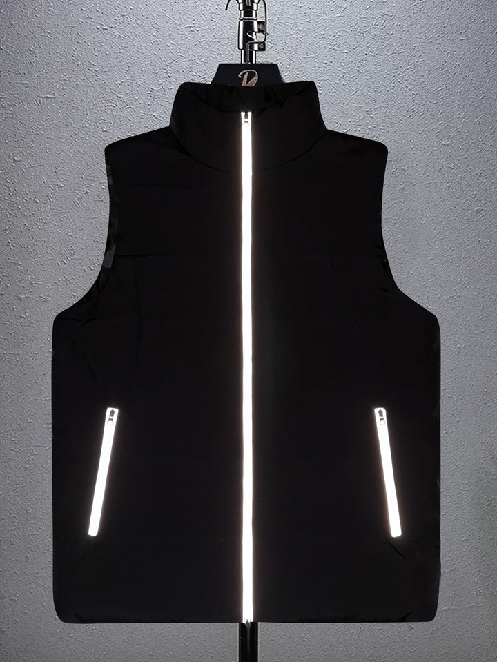 Calvin | Vadderad Zip-Up Västen