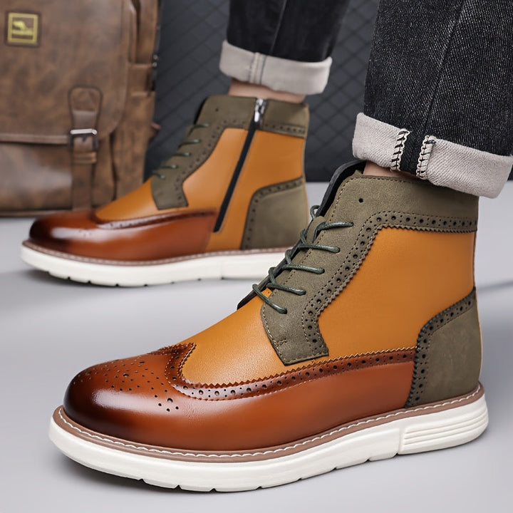 Lawrence | Raffinerade Wingtip Ankelstövlar