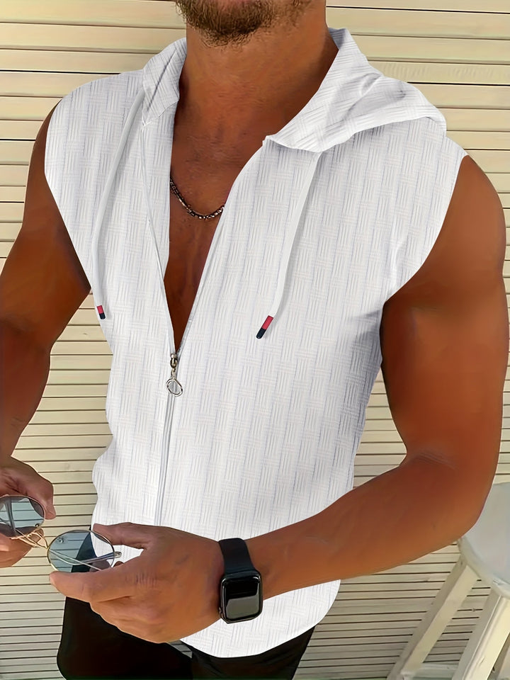 Rhett | Huvan Zip Tank Top