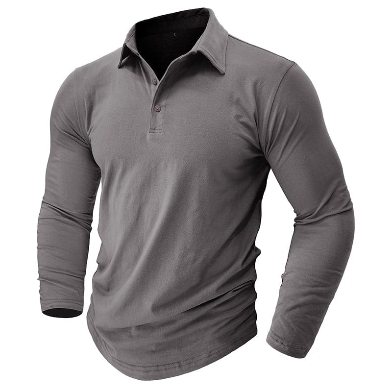 Travis Owen | Stilig Premium Långärmad Polo