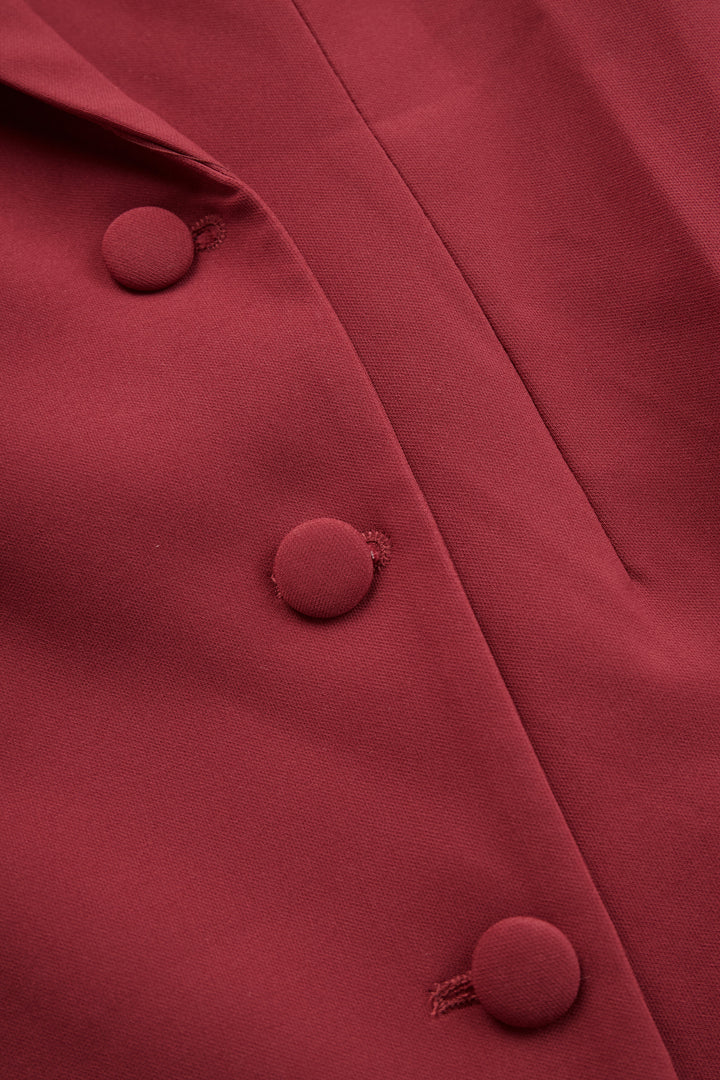 Camille | Stilig Skräddarsydd V-ringad Blazer Klänning