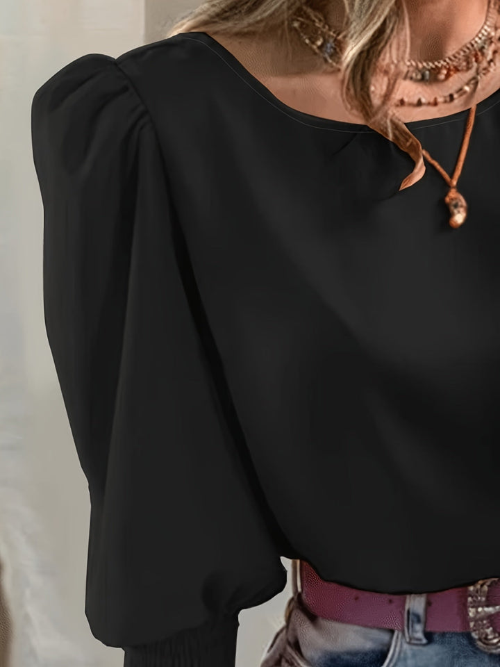 Ellen | Blus med Puffärmar