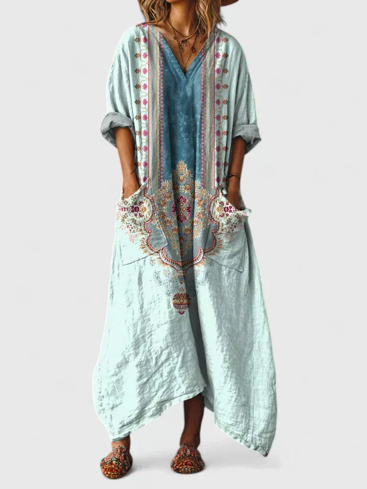 Aurora | Elegant Oversize Klänning med Fickor