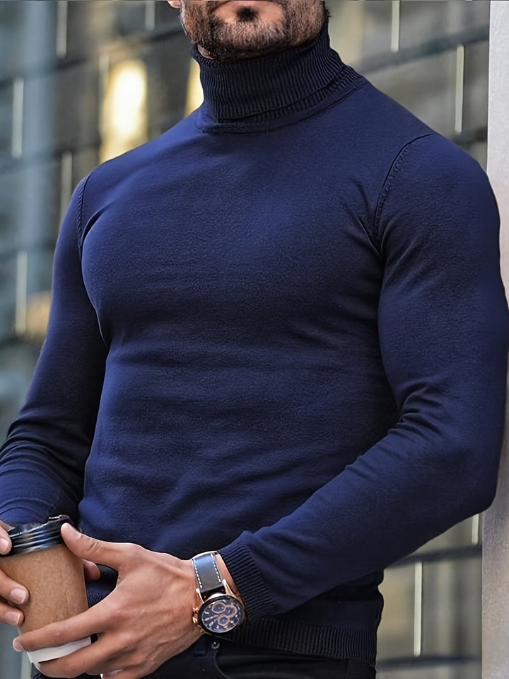 Dominic | Förfinad Höghalsad Turtleneck