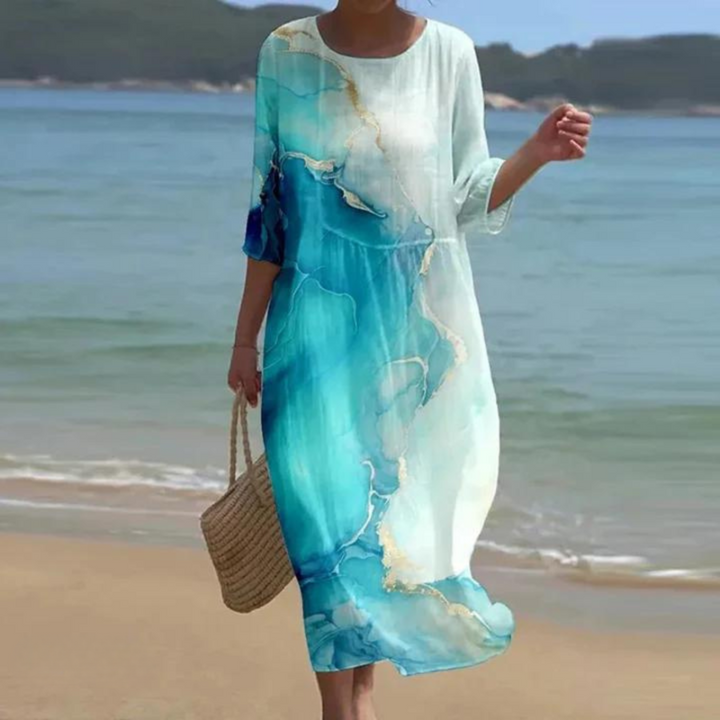 Miranda | Elegant Blommig Sommarklänning