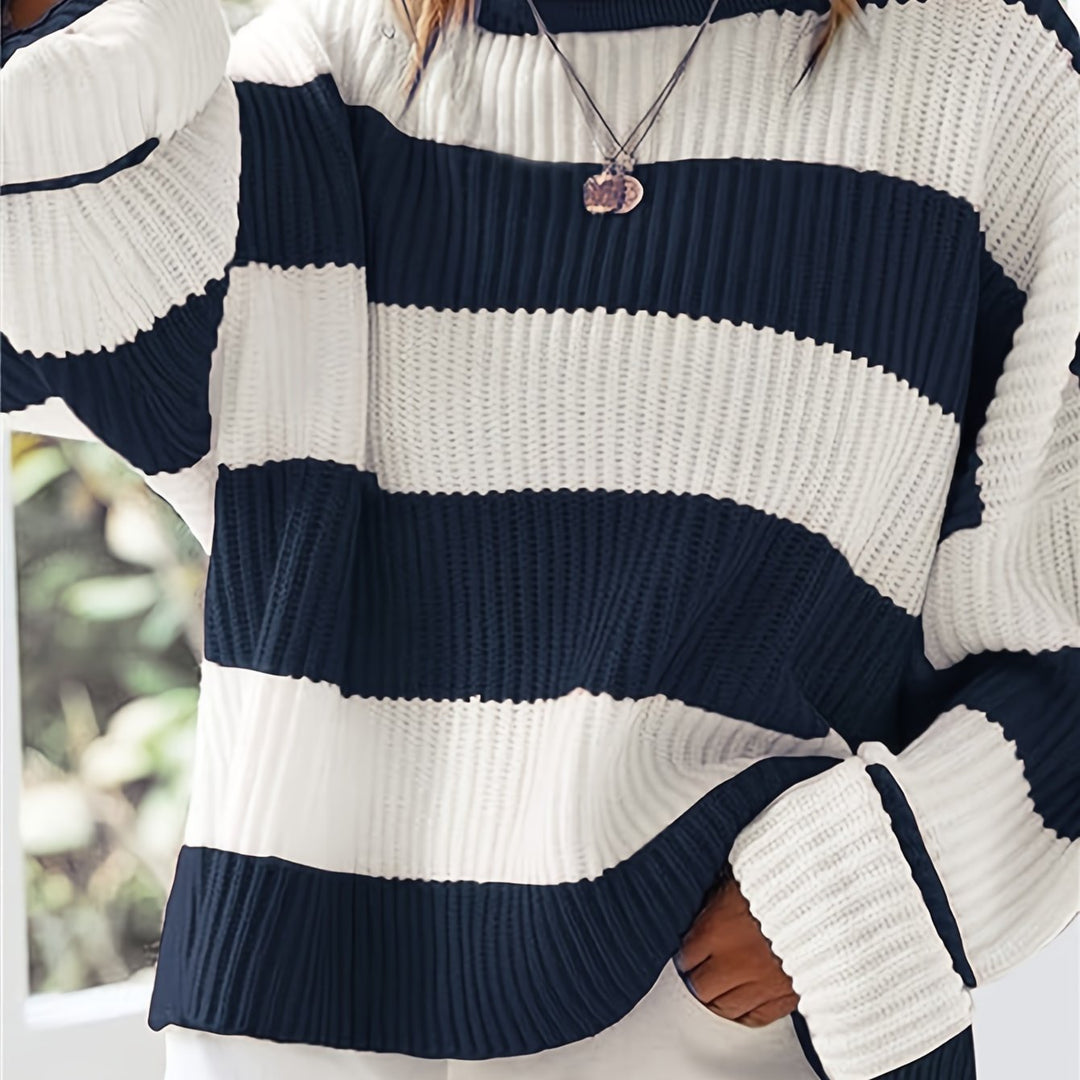 Ivy | Avslappnad Färgblock Sweater