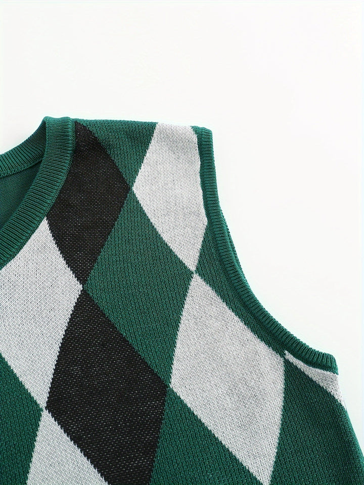 Chandler | Klassisk Argyle Tröja Väster