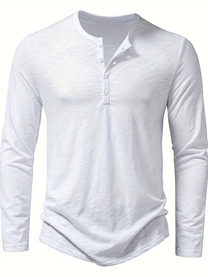 Dalton | Klassisk Knapp-Placket Henley