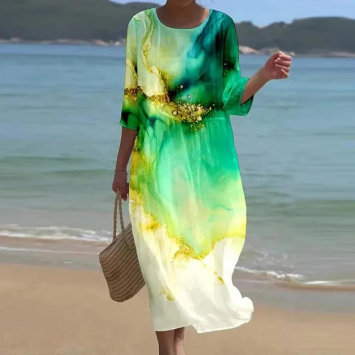 Miranda | Elegant Blommig Sommarklänning
