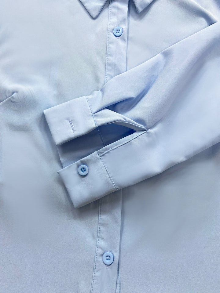 Quinn | Fins Button-Front Blus