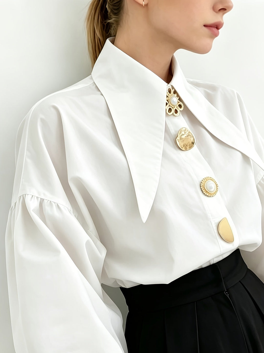 Lucille | Statement Krage Blus