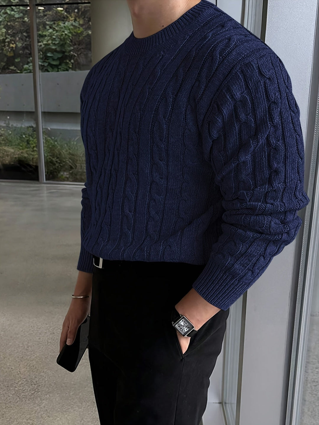 Preston | Twisted Cable Pullover Tröja