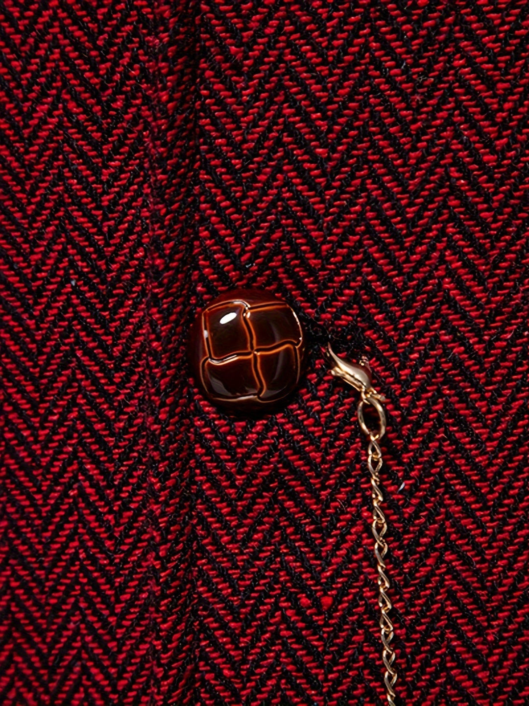 Edmund | Herringbone Enkelknäppt Västa