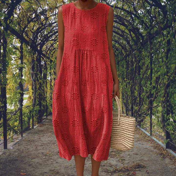 Ruby | Elegant ärmlös klänning med fickor