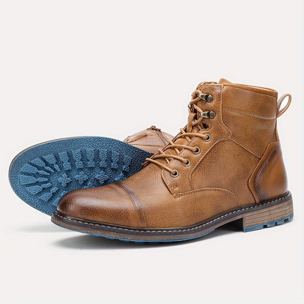 Rupert | Finsydda Cap-Toe Ankstövlar