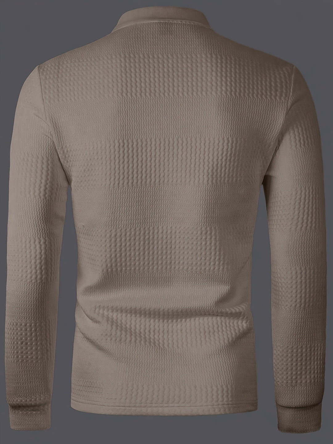 Fletcher | Texturerad långärmad polo
