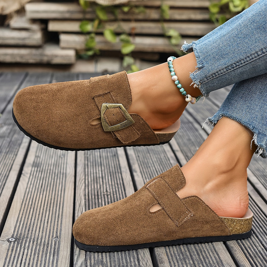 Winona | Slip-On Mules med Spänne