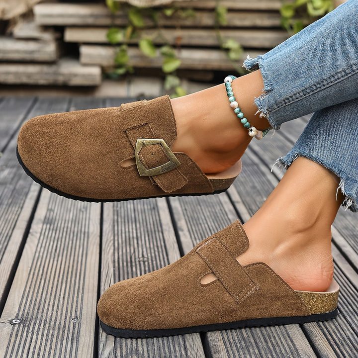Winona | Slip-On Mules med Spänne