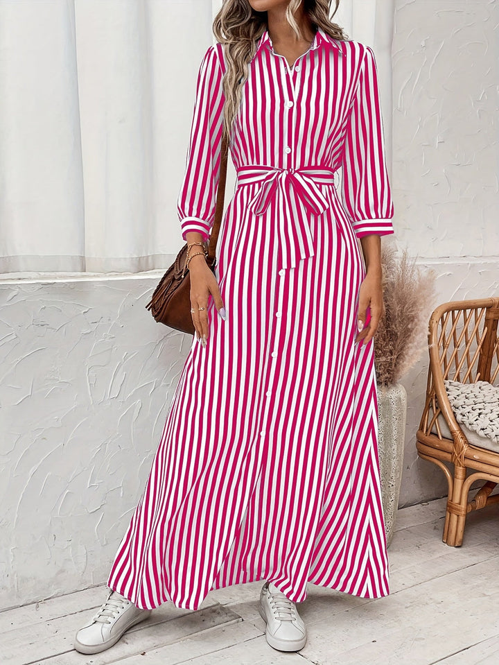 Meredith | Bälteklänning Maxi