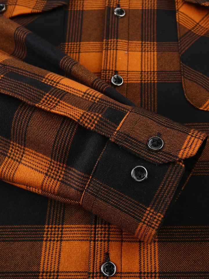 Desmond | Hoodie-rutig skjorta jacka