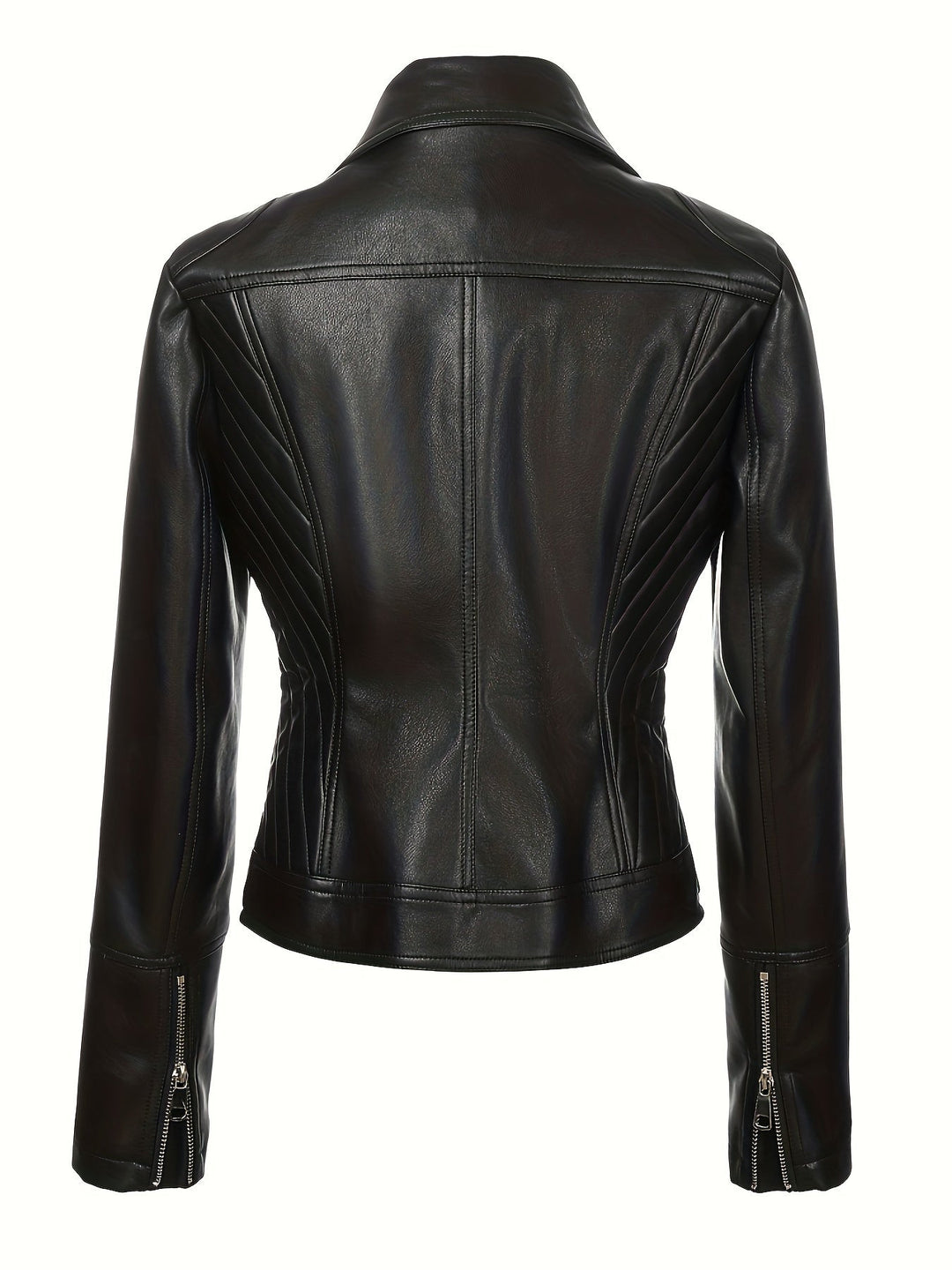 Mabel | Skulpterad Zip-Front Moto Jacka