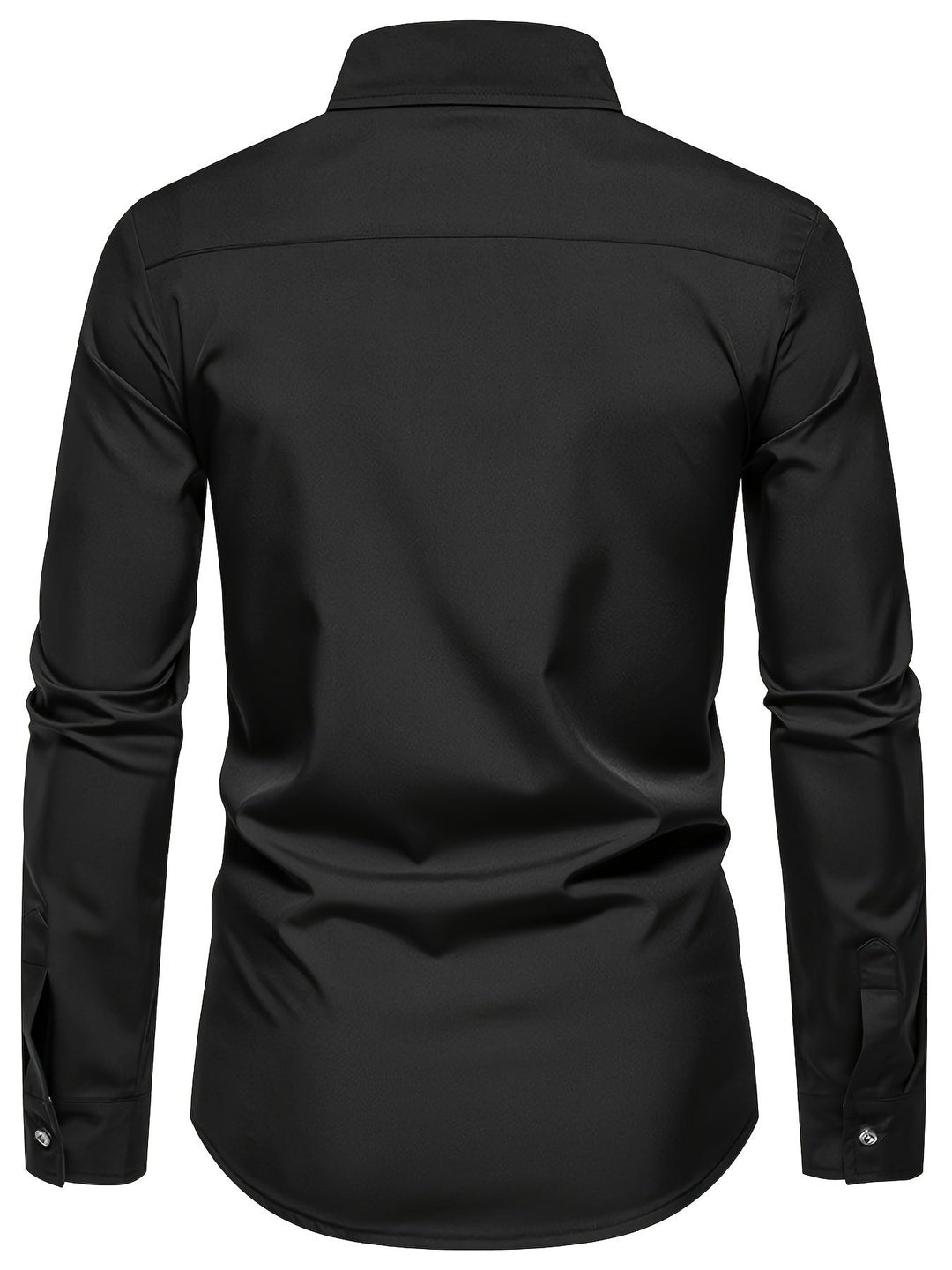 Anthony | Kontrast Trim Button-Up Skjorta