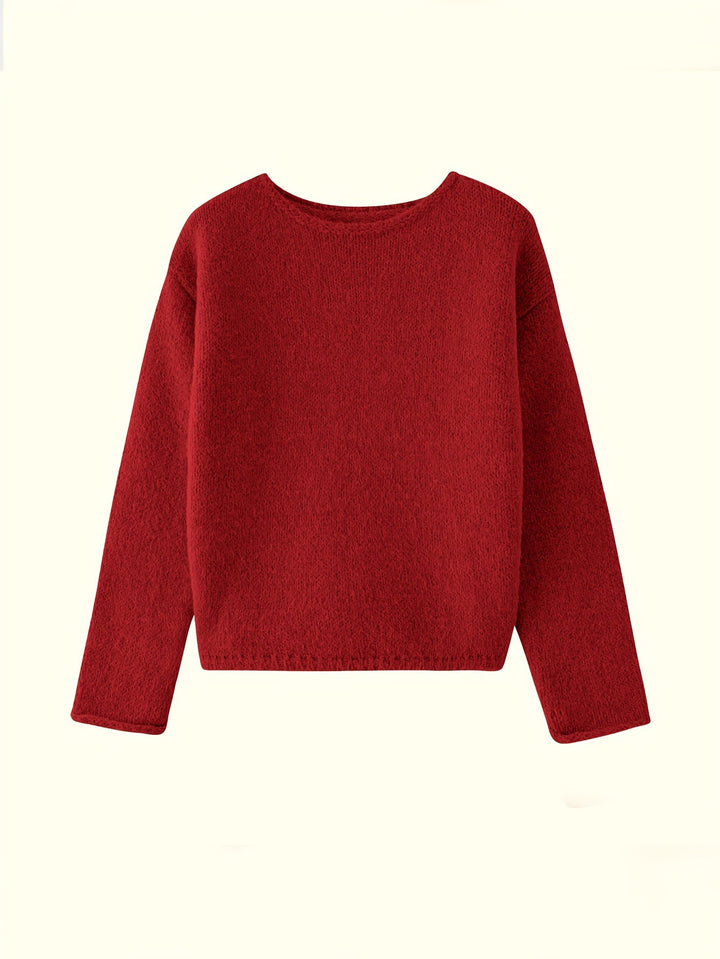 Noreen | Avslappnad Crew Neck Tröja