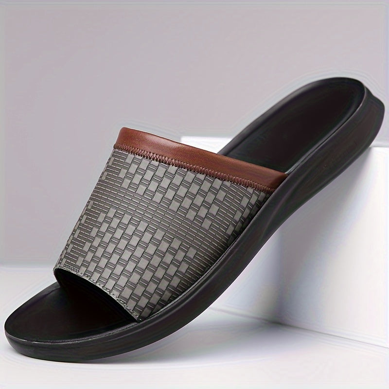 Elliot | Vävda Slide Sandaler