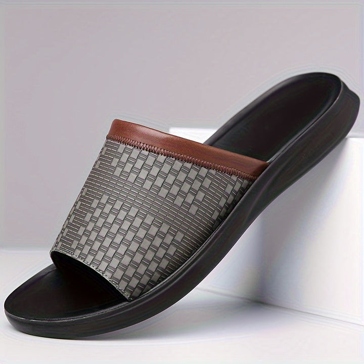Elliot | Vävda Slide Sandaler