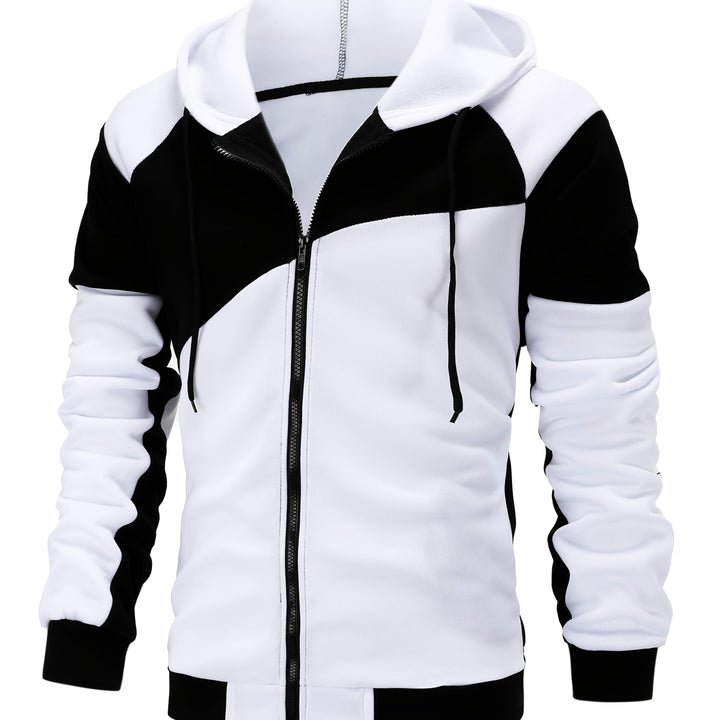 Bryce | Färgblock Zip-Up Hooded Jacket