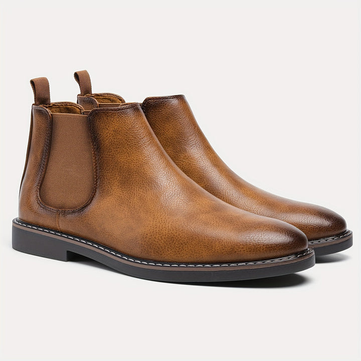 Nelson | Raffinerade Slip-On Chelsea Boots