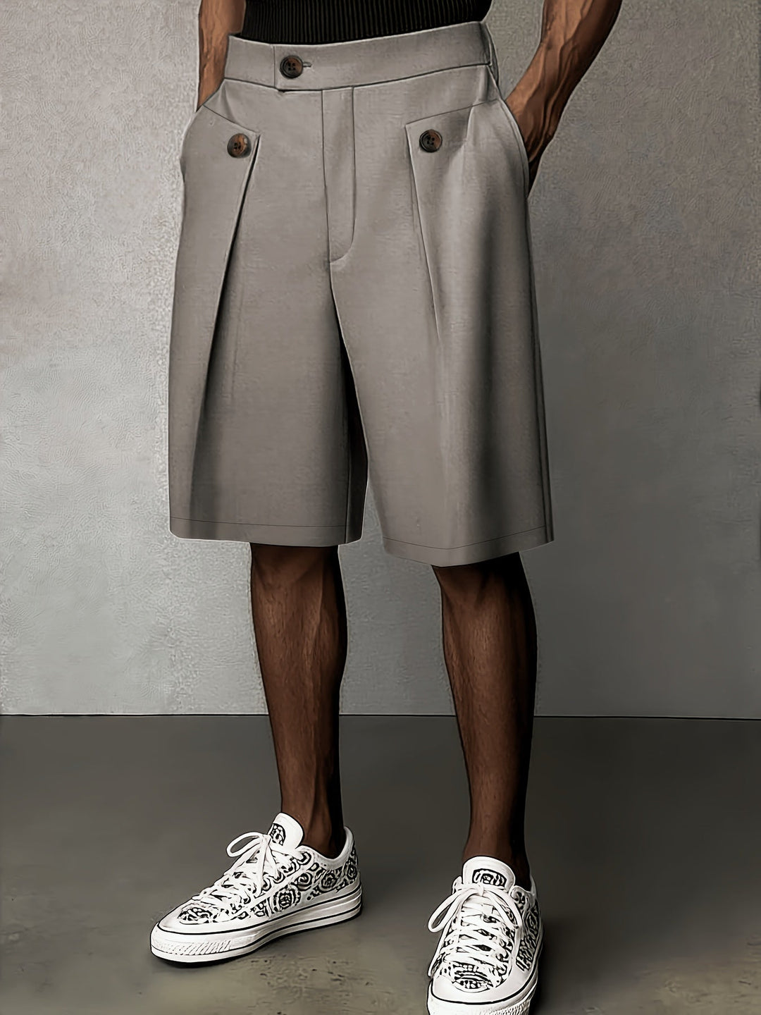 Harlan | Skräddarsydda Plisserade Shorts