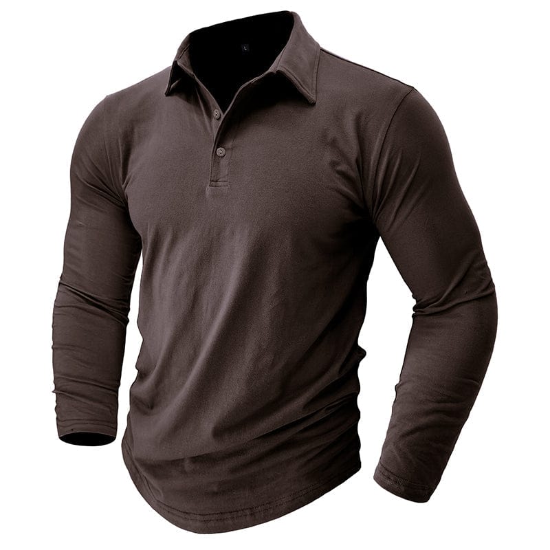 Travis Owen | Stilig Premium Långärmad Polo