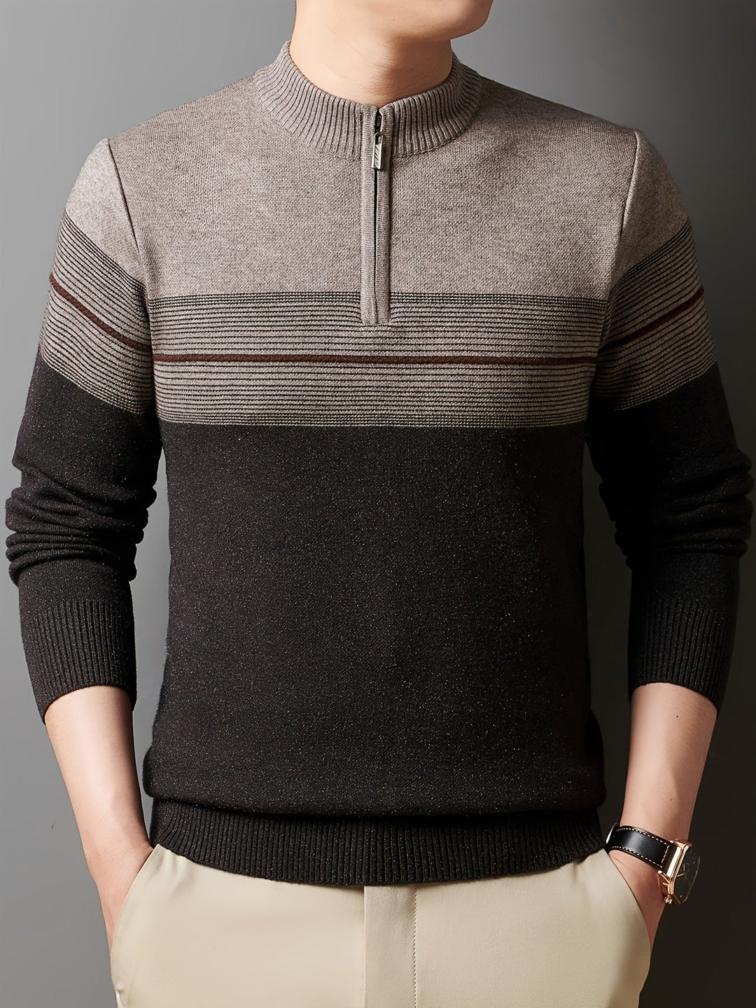 Oscar | Zip-Neck Tröja