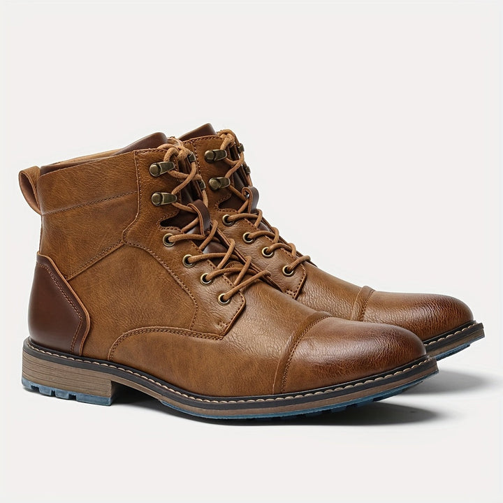 Rupert | Finsydda Cap-Toe Ankstövlar
