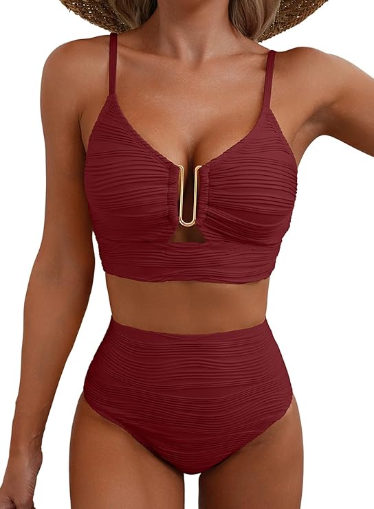 Camryn | Elegant Högmidjad Bikini