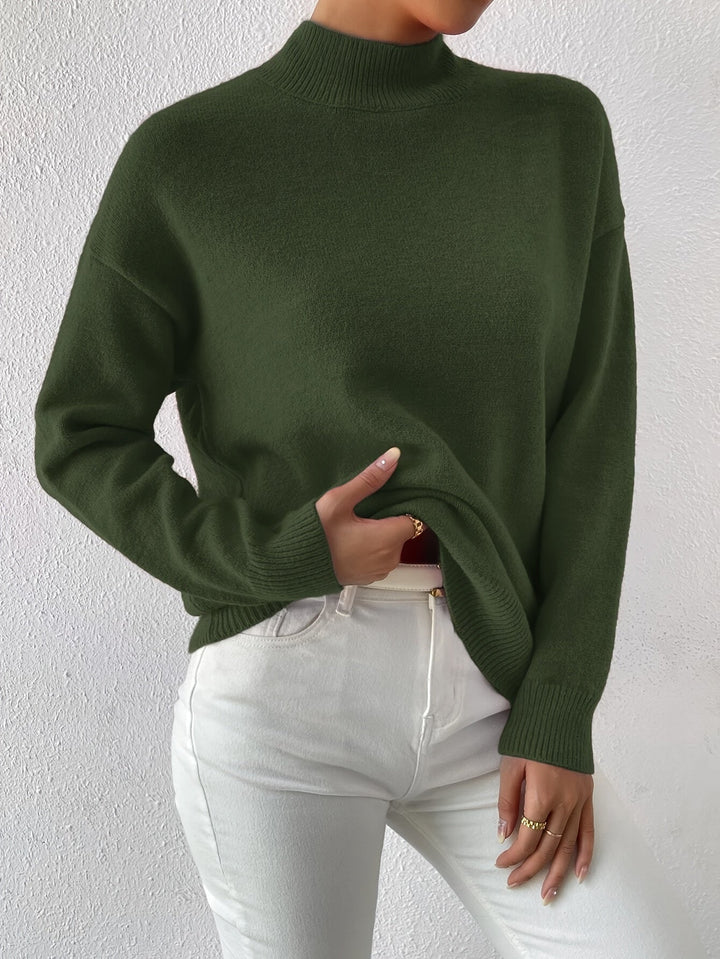 Lorelei | Förfinad Mock Neck Tröja