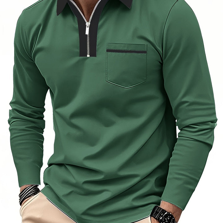 Curtis | Raffinerad Zip-Krage Polotröja