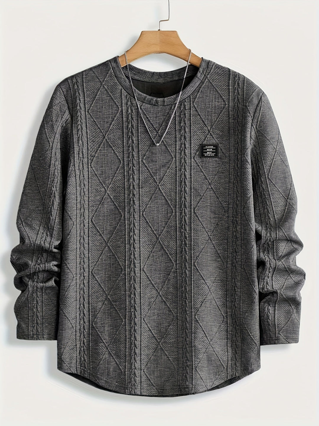 Edwin | Texturerad Crew Neck Topp