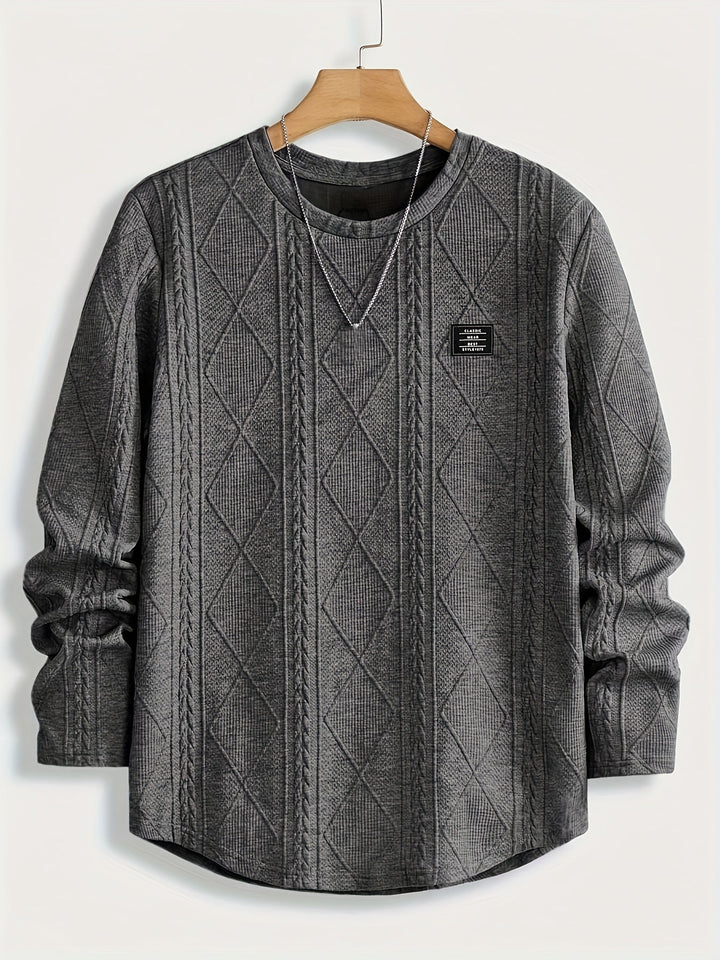 Edwin | Texturerad Crew Neck Topp