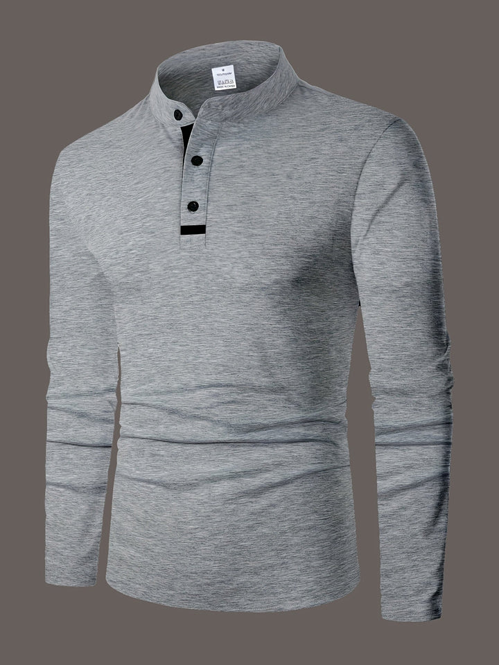 Jasper | Raffinerad långärmad Henley