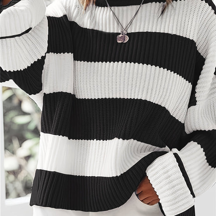 Ivy | Avslappnad Färgblock Sweater