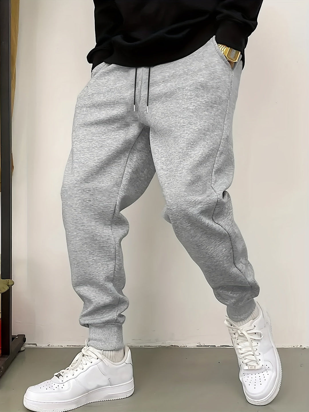 Baxter | Avslappnade Drawstring Joggers